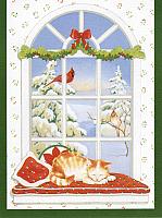 J 1991 Cozy Christmas %22Northern Cardinal%22 (4,4)