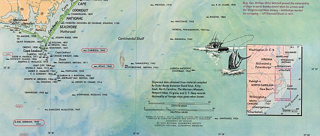 Wrecks Map